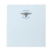 Bloc-note Avion de chasse (Devant)