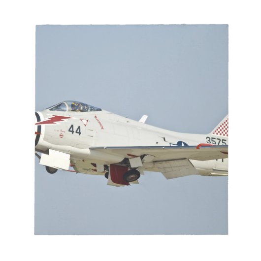 Bloc-note Avion de chasse FJ2 Fury de la marine nord-américa (Devant)