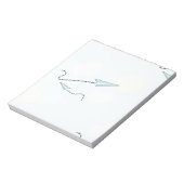 Bloc-note avions à papier (Tourné)