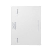 Bloc-note Avocat juridique et professionnel Classique Navy (Tourné)