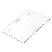 Bloc-note Avocat juridique et professionnel Classique Navy (Incliné)
