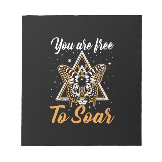 Bloc-note Babfly | You Are Free To Soar (Devant)