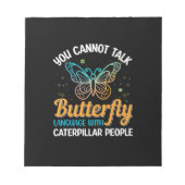 Bloc-note Babfly You Cannot Talk Butterfly (Devant)