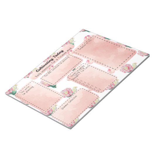 Bloc-note Baby Chick Fresh Spring Mindset Daily Intention (Incliné)