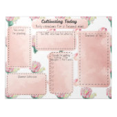 Bloc-note Baby Chick Fresh Spring Mindset Daily Intention (Devant)