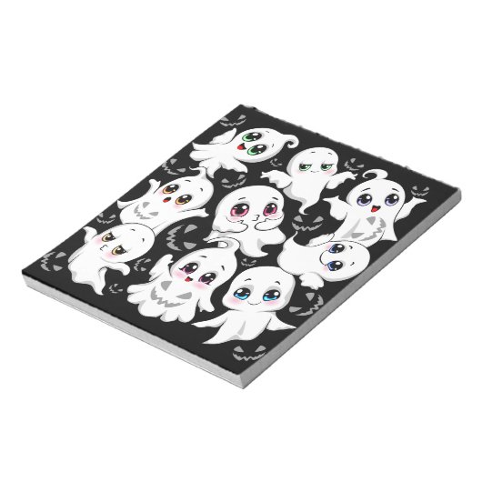 Bloc-note Baby Ghosts Éffrayant mignon Halloween humeur (Tourné)
