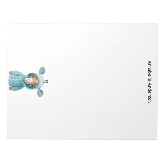 Bloc-note Baby Giraffe (Devant)