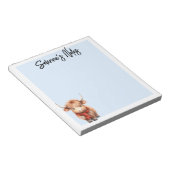 Bloc-note Baby Highland Longhorn Cow (Incliné)