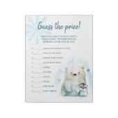 Bloc-note Baby It's Cold Outside Devine le prix (Tourné)