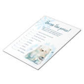 Bloc-note Baby It's Cold Outside Devine le prix (Incliné)