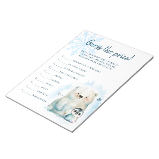 Bloc-note Baby It's Cold Outside Devine le prix (Incliné)