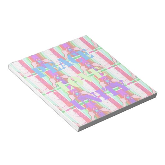 Bloc-note Baby Kids Peace Love Unity Hakuna Matata design.p (Incliné)