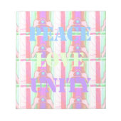 Bloc-note Baby Kids Peace Love Unity Hakuna Matata design.p (Devant)