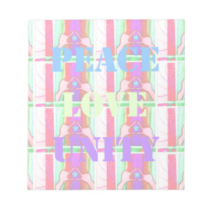 Bloc-note Baby Kids Peace Love Unity Hakuna Matata design.p