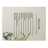 Bloc-note Baby Scrabble Game Notepad de 40 (Devant)