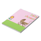 Bloc-note Baby shower (Tourné)