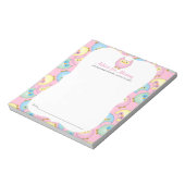 Bloc-note Baby shower de hibou rose Pastel - Conseil (Tourné)
