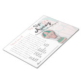 Bloc-note Baby shower Games, Word Search, Hot air Balloon (Incliné)
