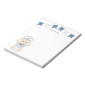 Bloc-note Baby shower Nautical Baby Boy (Tourné)