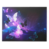 Bloc-note Background with Night Butterflies (Devant)