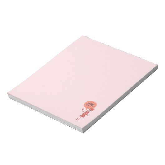 Bloc-note Bacon est un aliment (Tourné)