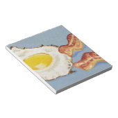 Bloc-note Bacon et oeuf Peinture de petit-déjeuner (Incliné)