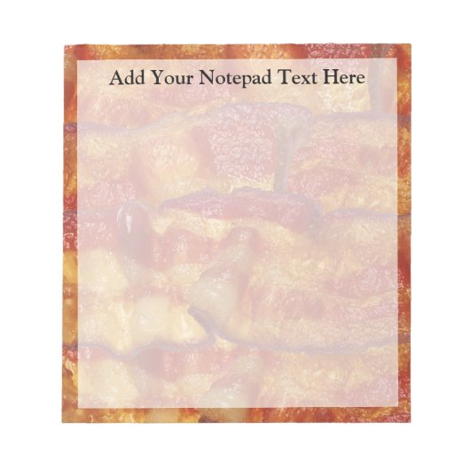 Bloc-note Bacon frit (Devant)