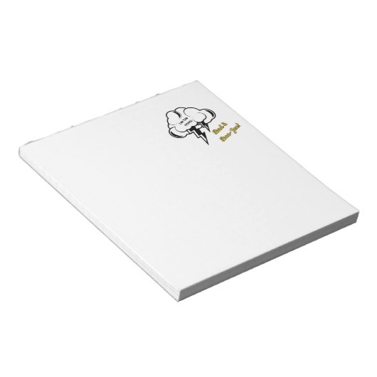 Bloc-note Bad et Boo-jee "I Am the Storm" gothique (Incliné)