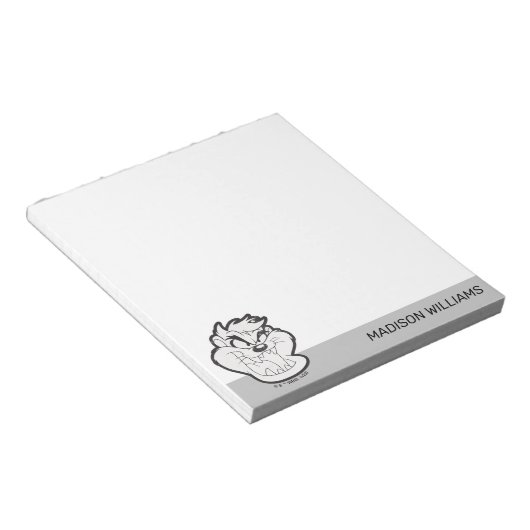 Bloc-note Badge TAZ™ Evil Grin (Incliné)