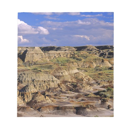Bloc-note Badlands dans le parc provincial Dinosaur en Alber (Devant)