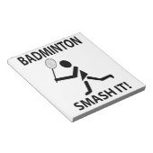 Bloc-note Badminton Smash It Sports Player Entraîneur Badmin (Incliné)