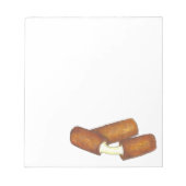 Bloc-note Baguettes de fromage Mozzarella Consommation Alime (Devant)