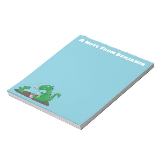 Bloc-note Baguettes mignonnes grillant des marshmallows dess (Tourné)