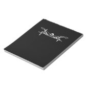 Bloc-note Baignade Heartbeat Équipe Baignade Femmes Filles (Tourné)