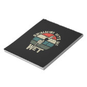 Bloc-note Baignade Me Donne Mal Humide Gag De Bain Amusant P (Tourné)