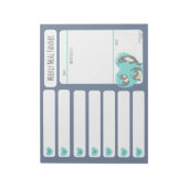 Bloc-note Baignade River Otter Ordinateur portable hebdomada (Tourné)