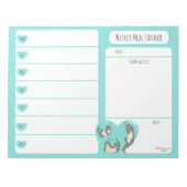 Bloc-note Baignade River Otter Ordinateur portable hebdomada (Devant)