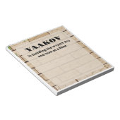 Bloc-note Bais Hamikdash Mitzvah Note (Incliné)