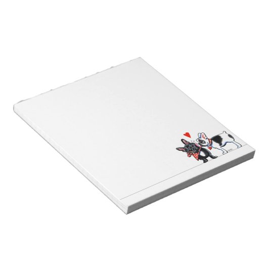 Bloc-note Baiser de Bulldog français (Incliné)