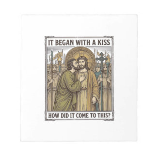 Bloc-note Baiser de trahison biblique vintage