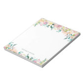 Bloc-note Baisse d'aquarelle florale (Tourné)