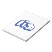 Bloc-note BAKA カ ~ Fool en japonais Katakana (Tourné)