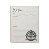 Bloc-note Bakery Pastry Chef Baking Recipe Page Cookbook (Tourné)