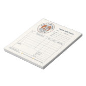 Bloc-note Bakery Pastry Chef Invoice Sale Order Form Receipt (Tourné)