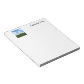 Bloc-note Bal de golf à Tee, Sky & Grass (Incliné)