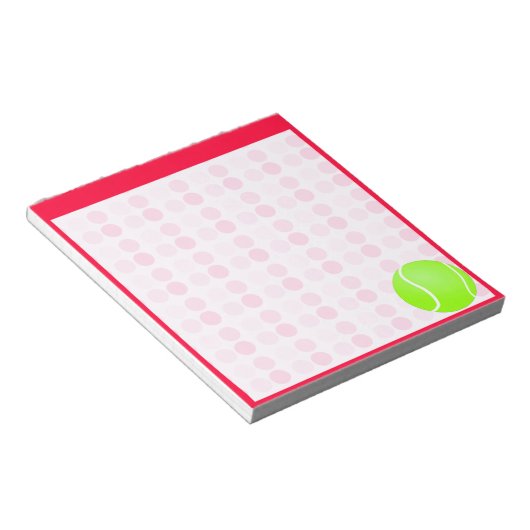 Bloc-note Bal De Tennis (Incliné)