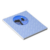 Bloc-note Bald Eagle en hiver - Art original de la faune (Incliné)