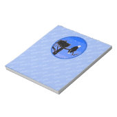 Bloc-note Bald Eagle en hiver - Art original de la faune (Tourné)