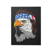 Bloc-note Bald Eagle Mullet USA (Tourné)