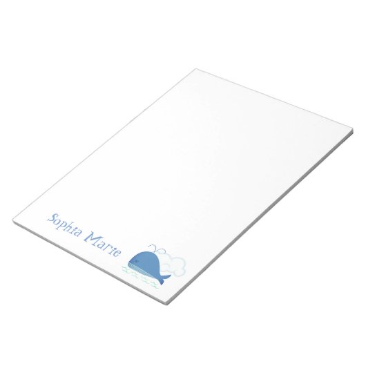 Bloc-note Baleine détendue (Incliné)